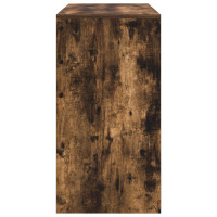 Produktbild för Skrivbord Rökt ek 100 x 40 x 76 cm