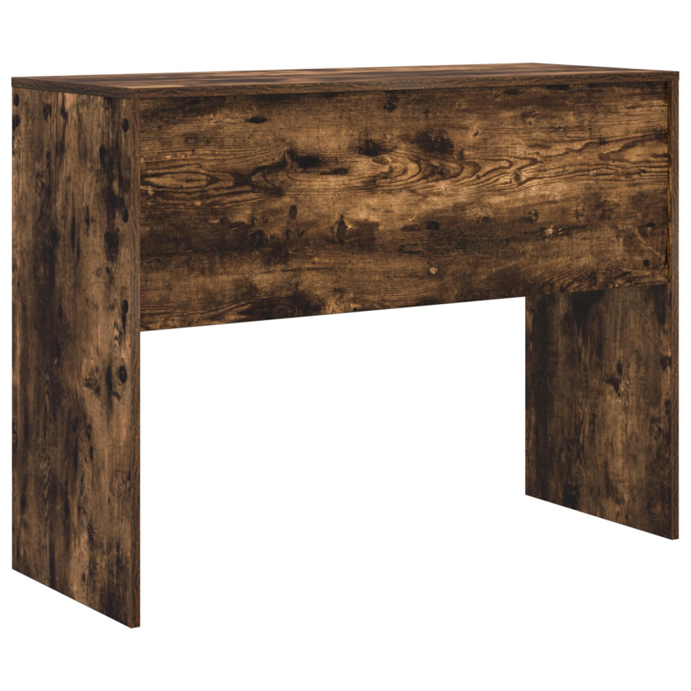 Produktbild för Skrivbord Rökt ek 100 x 40 x 76 cm