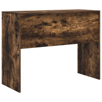 Produktbild för Skrivbord Rökt ek 100 x 40 x 76 cm