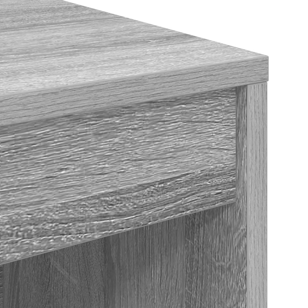 Produktbild för Skrivbord Grå Sonoma 100 x 40 x 76 cm