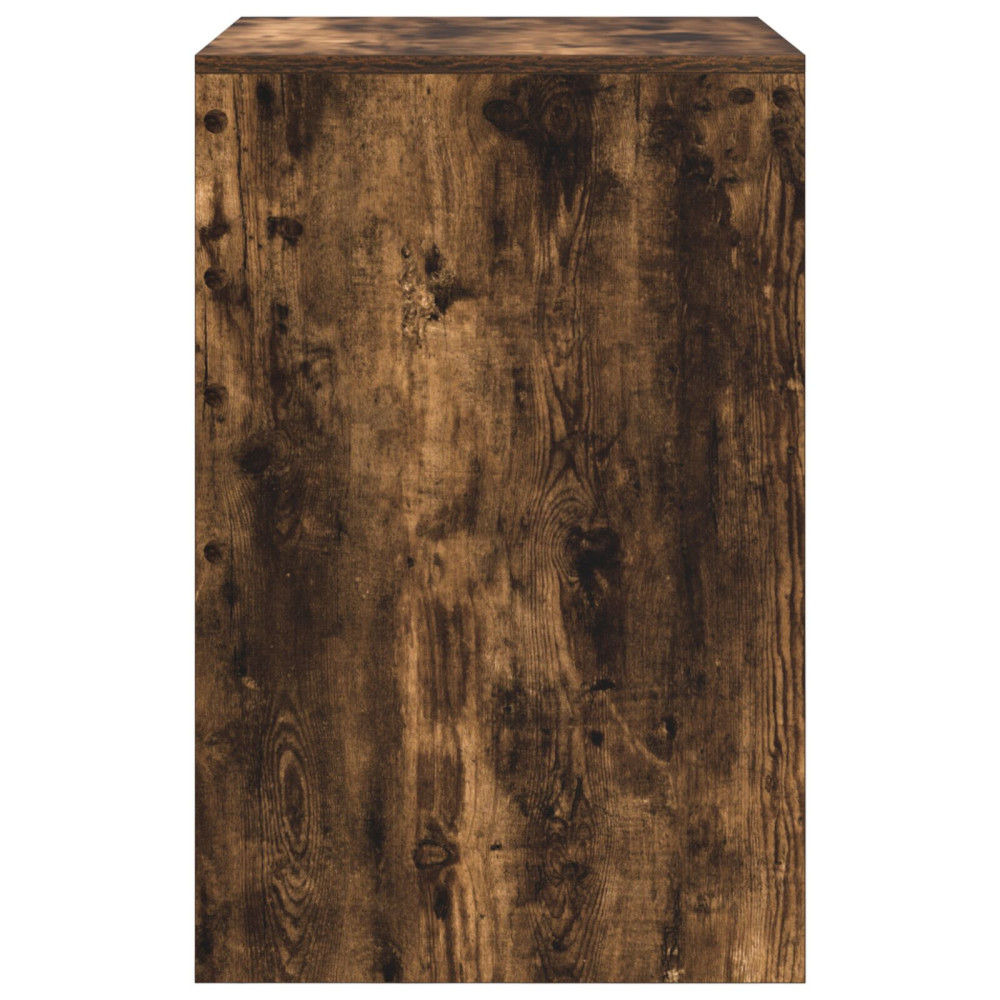 Produktbild för Skrivbord Rökt ek 60 x 50 x 76 cm