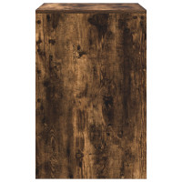 Produktbild för Skrivbord Rökt ek 60 x 50 x 76 cm