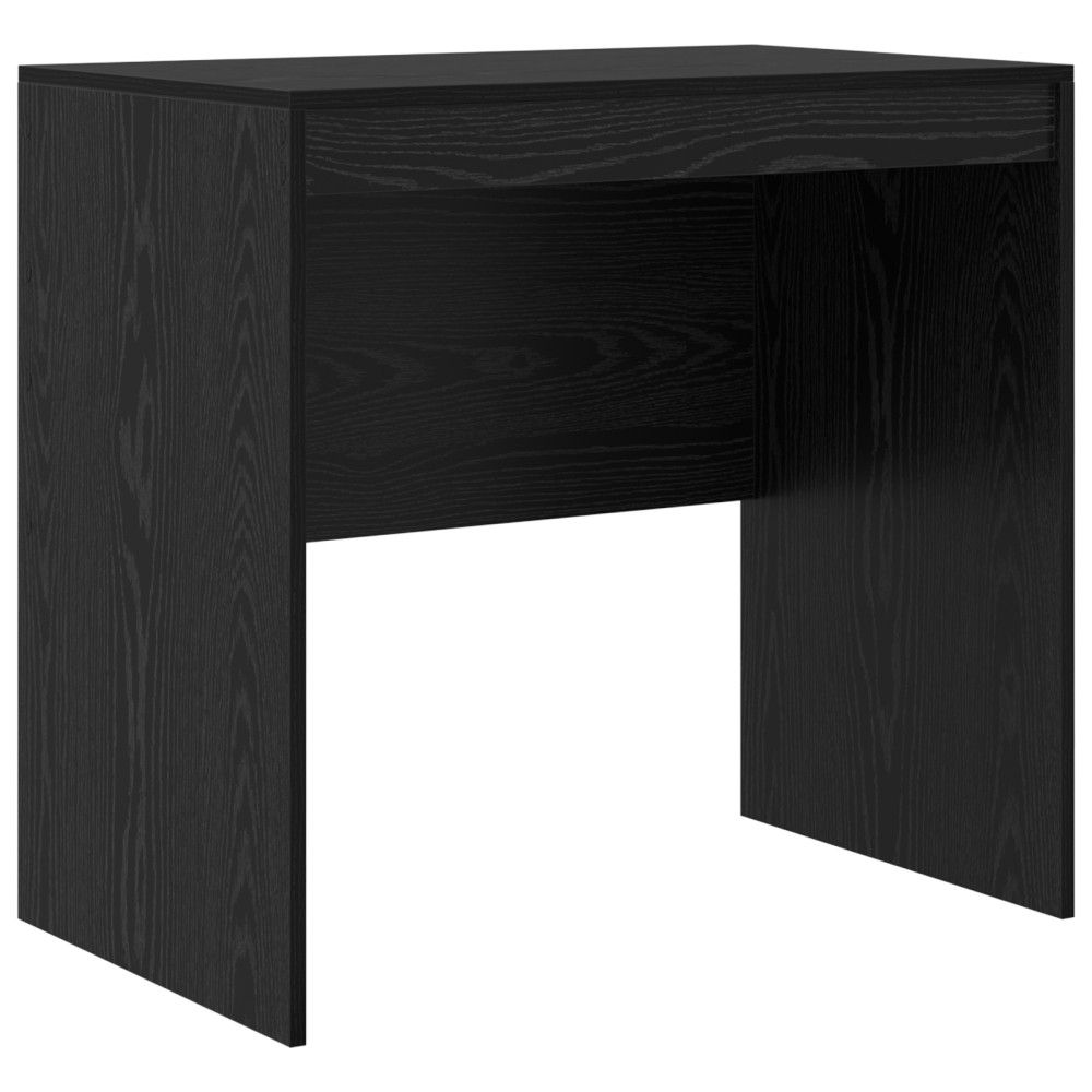 Produktbild för Skrivbord Svart Ek 80 x 50 x 76 cm