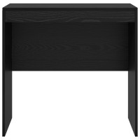 Produktbild för Skrivbord Svart Ek 80 x 50 x 76 cm