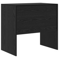 Produktbild för Skrivbord Svart Ek 80 x 50 x 76 cm