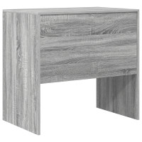 Produktbild för Skrivbord Grå Sonoma 80 x 50 x 76 cm