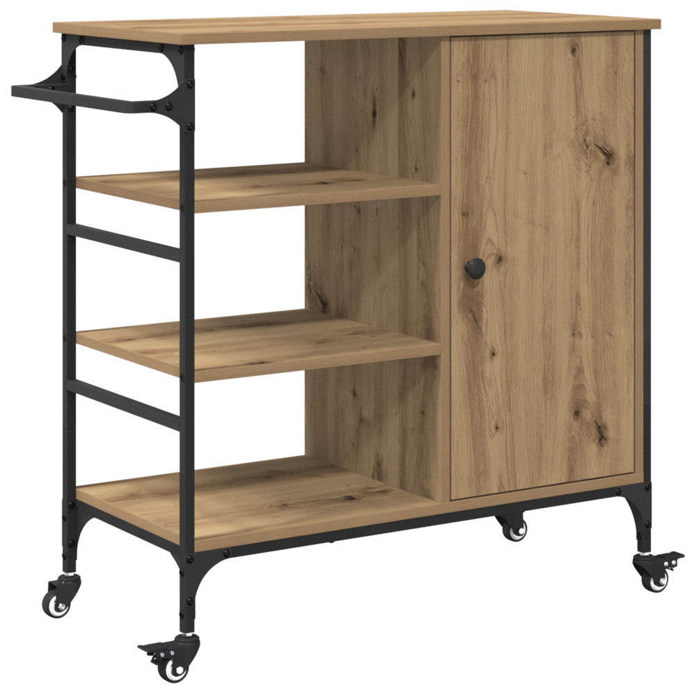 Produktbild för Köksvagn Artisan Ek 87.5 x 39 x 84.5 cm Konstruerat trä