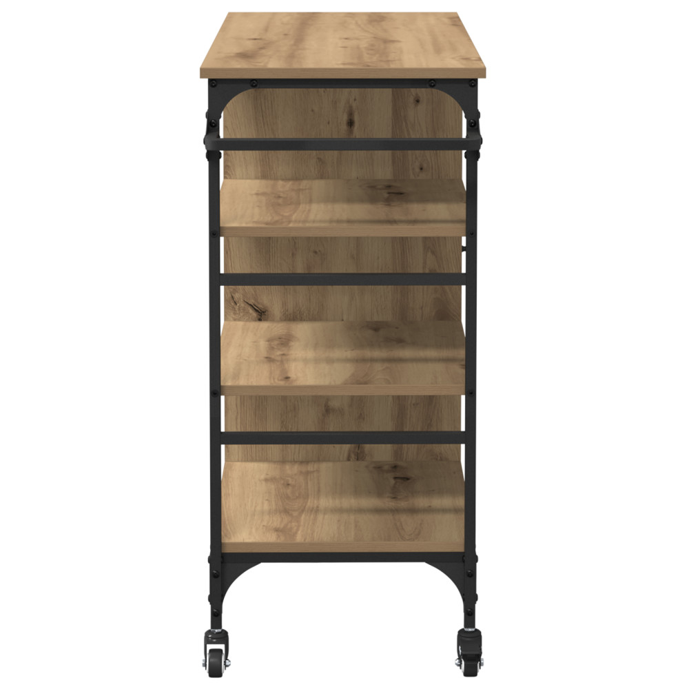 Produktbild för Köksvagn Artisan Ek 87.5 x 39 x 84.5 cm Konstruerat trä