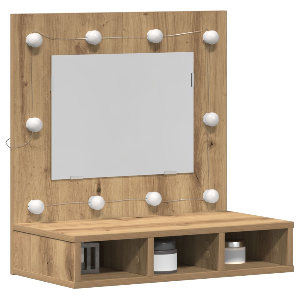 Produktbild för Spegelskåp Artisan Ek 60 x 31,5 x 62 cm Konstruerat trä