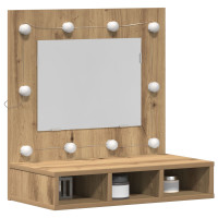 Produktbild för Spegelskåp Artisan Ek 60 x 31,5 x 62 cm Konstruerat trä