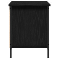 Produktbild för TV-skåp Svart Ek 102 x 35 x 45 cm Konstruerat trä