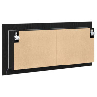 Produktbild för LED Spegel Skåp Svart Ek 100 x 12 x 45 cm Konstruerat trä