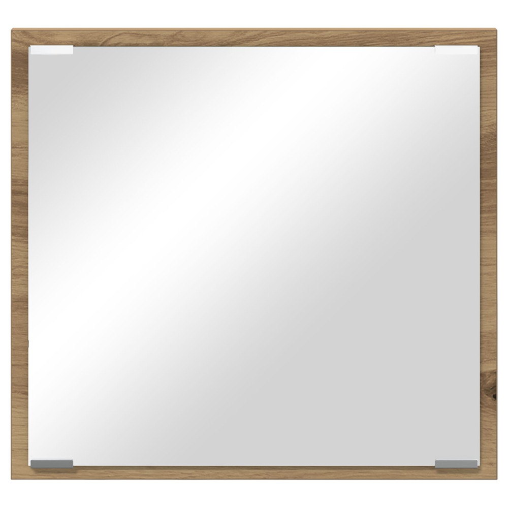 Produktbild för LED Badrumsspegel Artisan Ek 40 x 37 x 8.5 cm Konstruerat trä