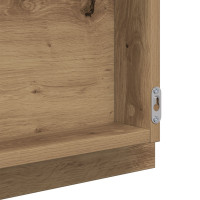 Produktbild för LED Badrumsspegel Artisan Ek 40 x 37 x 8.5 cm Konstruerat trä