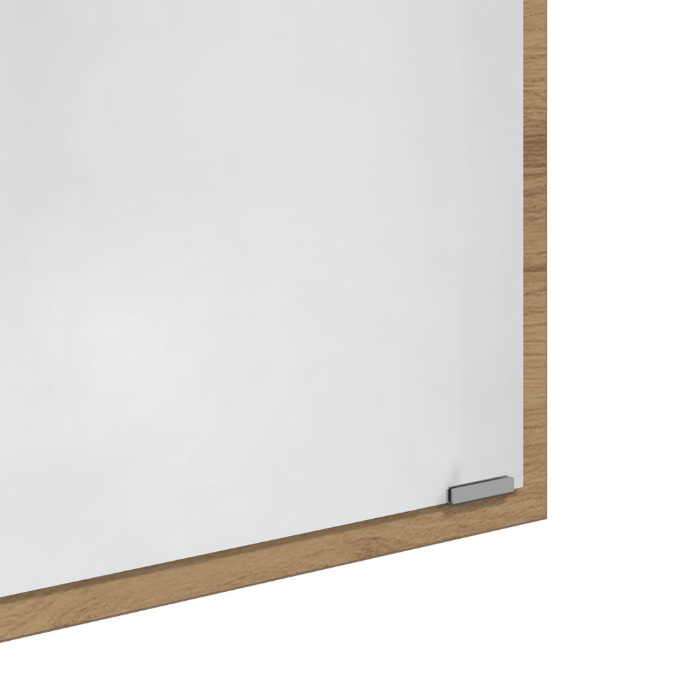 Produktbild för LED Badrumsspegel Artisan Ek 40 x 37 x 8.5 cm Konstruerat trä