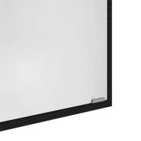 Produktbild för Spegel Väggmonterad Svart Ek 90 x 8,5 x 37 cm Konstruerat trä