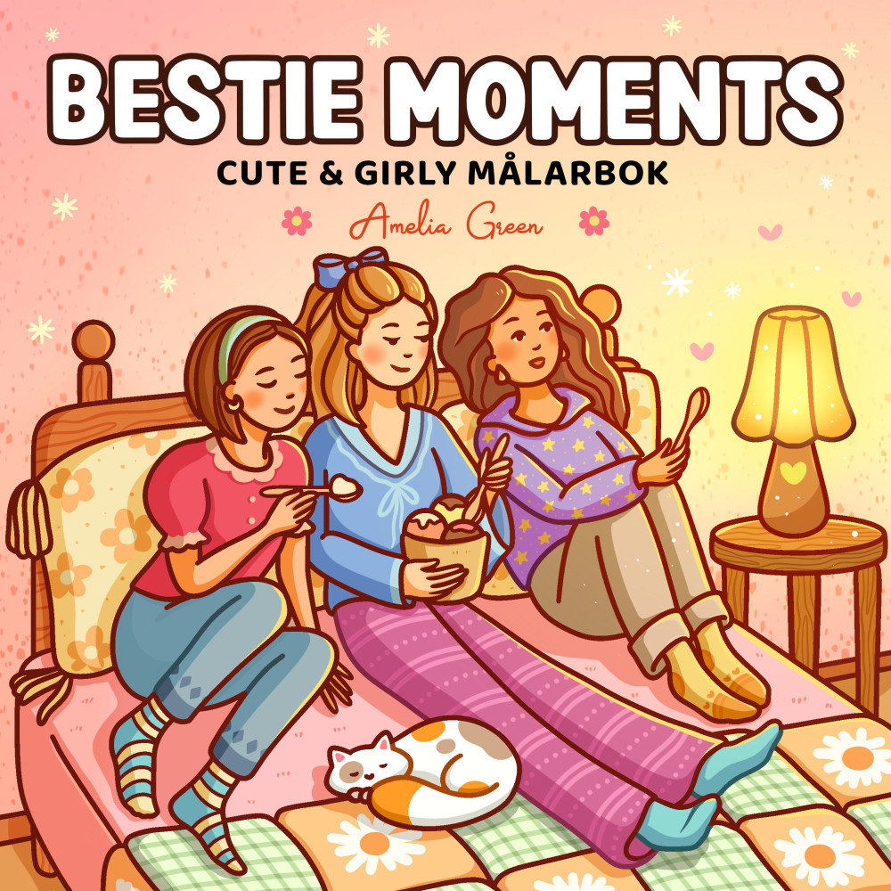 Produktbild för Bestie Moments. Cute & Girly målarbok (häftad)