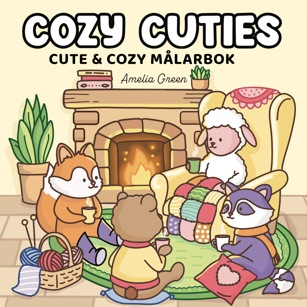 Produktbild för Cozy Cuties. Cute & Cozy målarbok (häftad)
