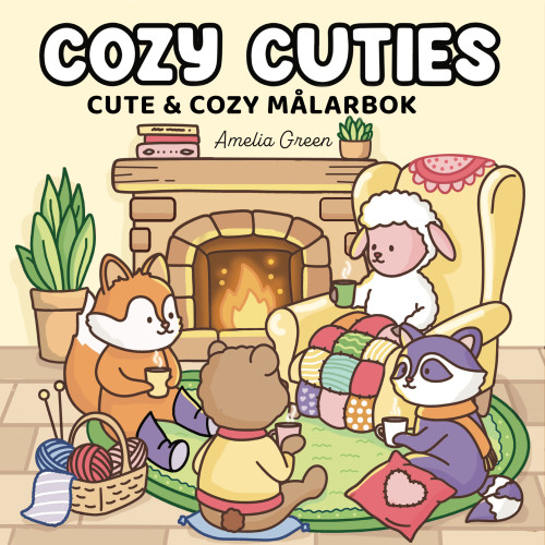 Amelia Green Cozy Cuties. Cute & Cozy målarbok (häftad)