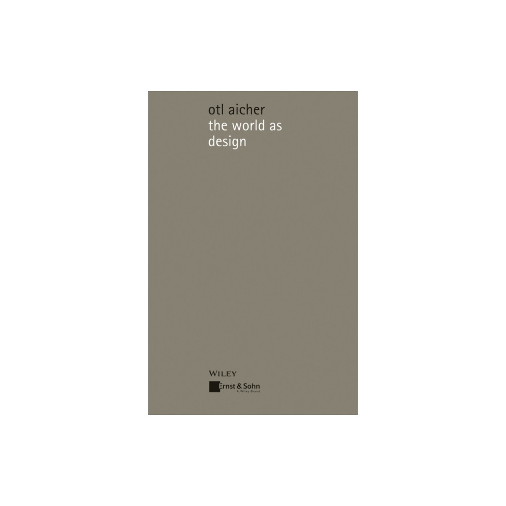 Produktbild för The World as Design (häftad, eng)