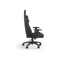 Produktbild för CORSAIR TC100 RELAXED - spelstol - nylon, stålram, mjukt tyg - svart/grå