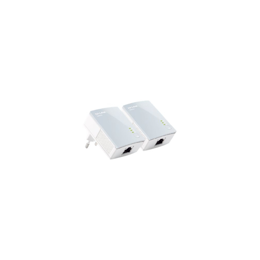 Produktbild för TP-Link TL-PA411KIT AV500 Nano Powerline Adapter Starter Kit - PowerLine adaptersats - vägginsticksbar