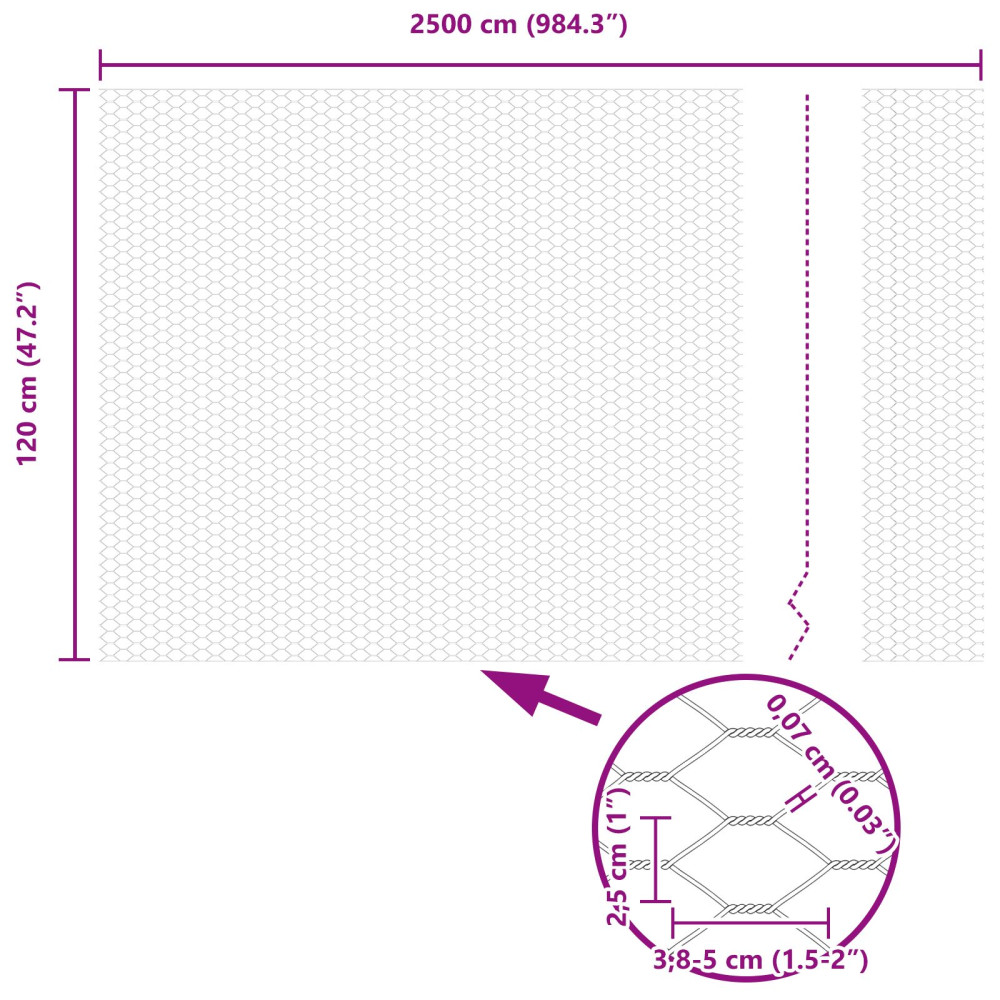 Produktbild för Svetsat trådstängsel 25 x 1,2 m (B x H) PVC-belagda stål Grå