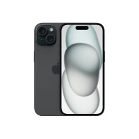 Produktbild för Apple iPhone 15 - svart - 5G smartphone - 128 GB - GSM