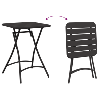 Produktbild för Bistrobord Antracit 55 x 55 x 72,5 cm Pulverlackerad stål