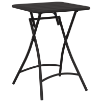 Produktbild för Bistrobord Antracit 55 x 55 x 72,5 cm Pulverlackerad stål