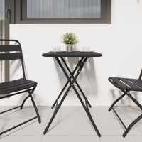 Produktbild för Bistrobord Antracit 55 x 55 x 72,5 cm Pulverlackerad stål