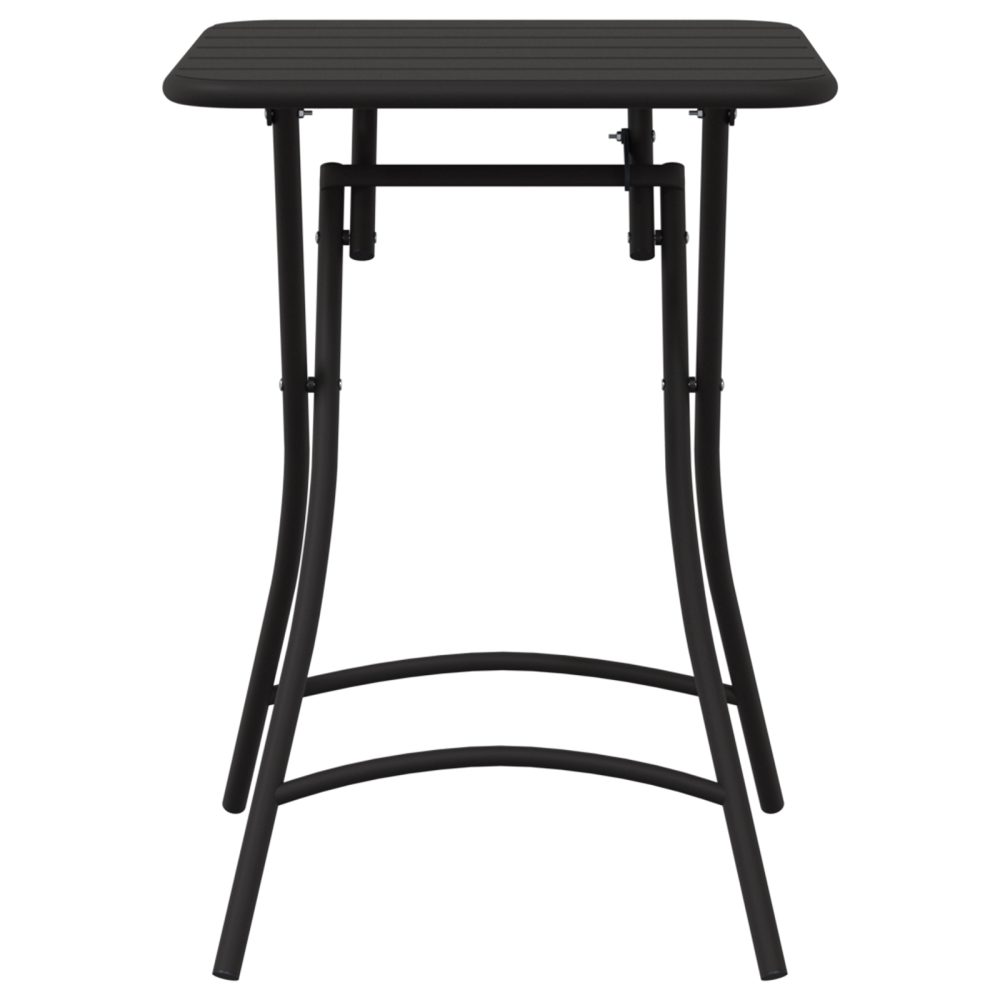 Produktbild för Bistrobord Antracit 55 x 55 x 72,5 cm Pulverlackerad stål