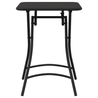 Produktbild för Bistrobord Antracit 55 x 55 x 72,5 cm Pulverlackerad stål