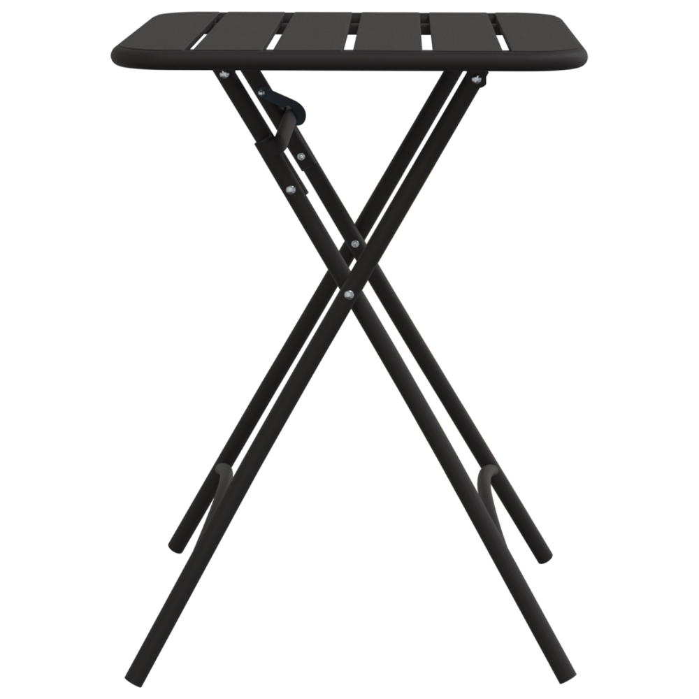 Produktbild för Bistrobord Antracit 55 x 55 x 72,5 cm Pulverlackerad stål