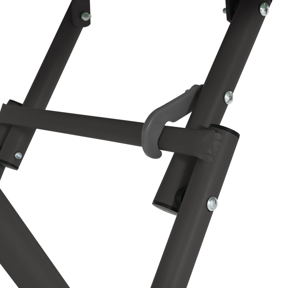 Produktbild för Bistrobord Antracit 55 x 55 x 72,5 cm Pulverlackerad stål