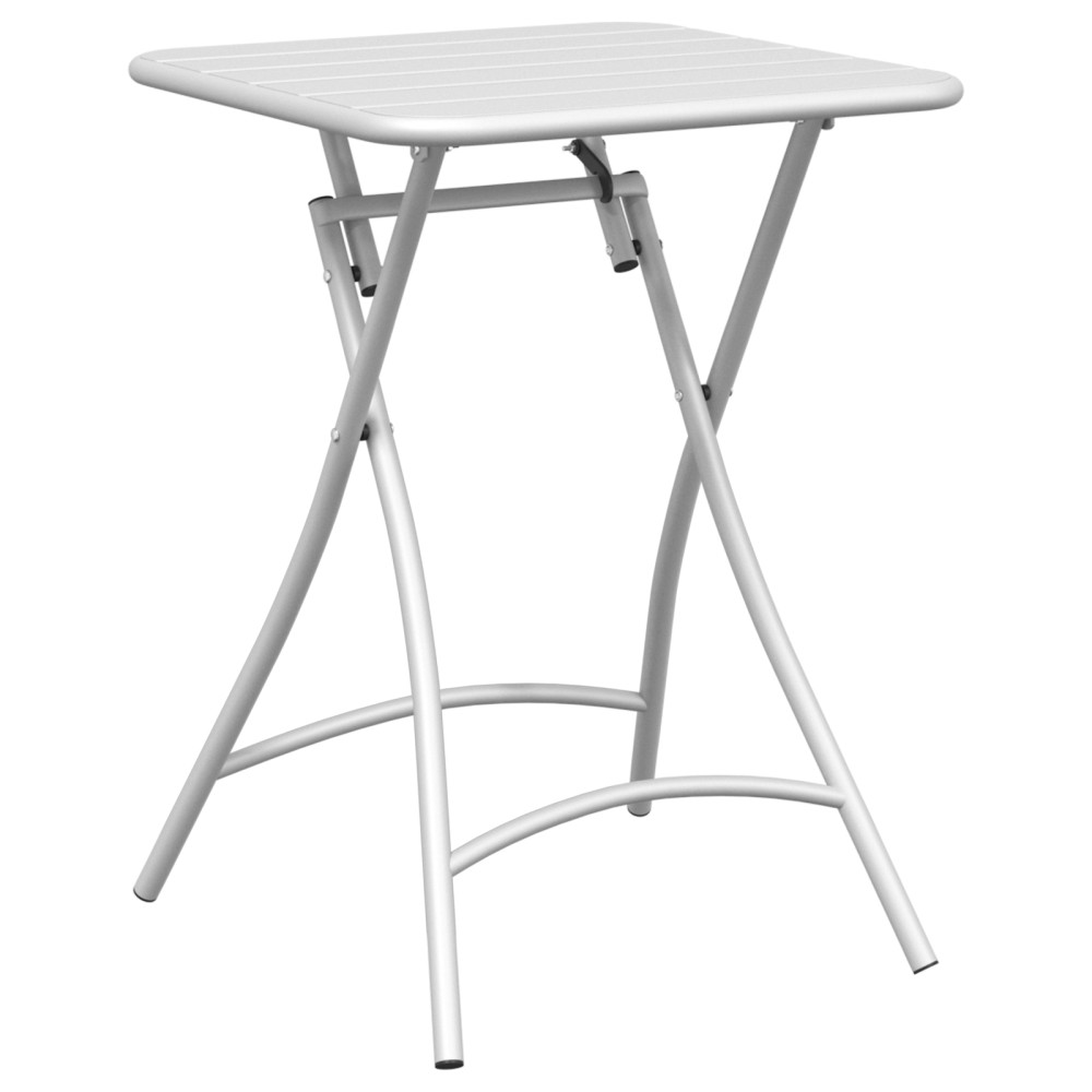 Produktbild för Bistroset 3 pcs Vit Stål