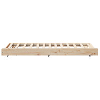 Produktbild för Sängram Brun 80 x 200 cm Massivt tallträ