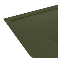Produktbild för Trädgårdsplanterare 5 pcs Olivgrön 50 x 50 x 15 cm