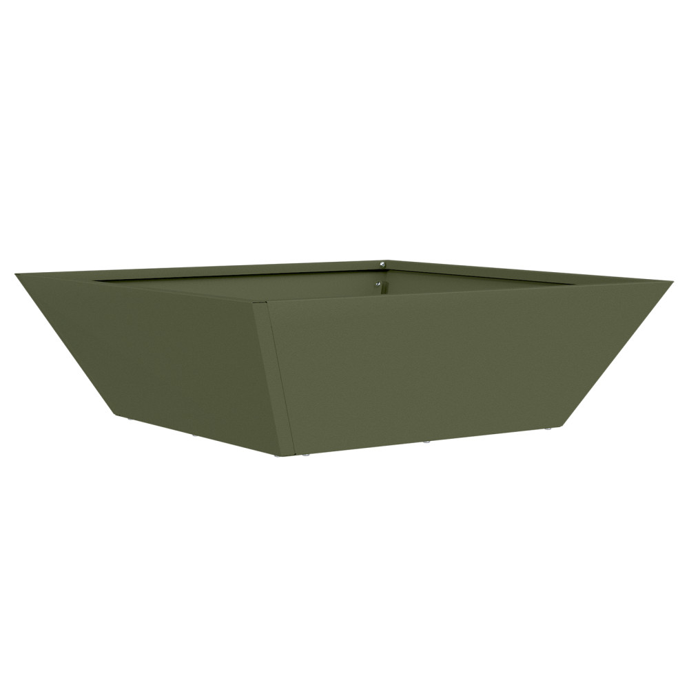 Produktbild för Trädgårdsplanterare 5 pcs Olivgrön 50 x 50 x 15 cm