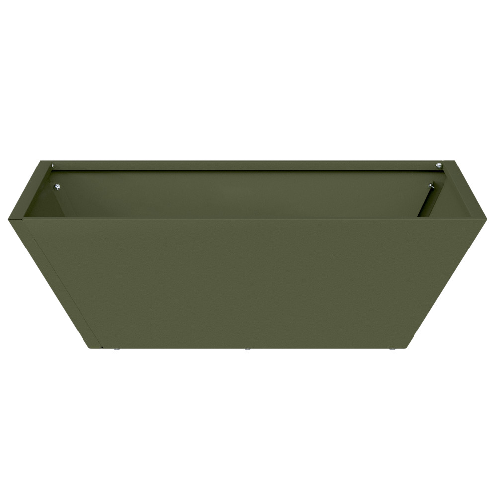 Produktbild för Trädgårdsplanterare 5 pcs Olivgrön 50 x 50 x 15 cm