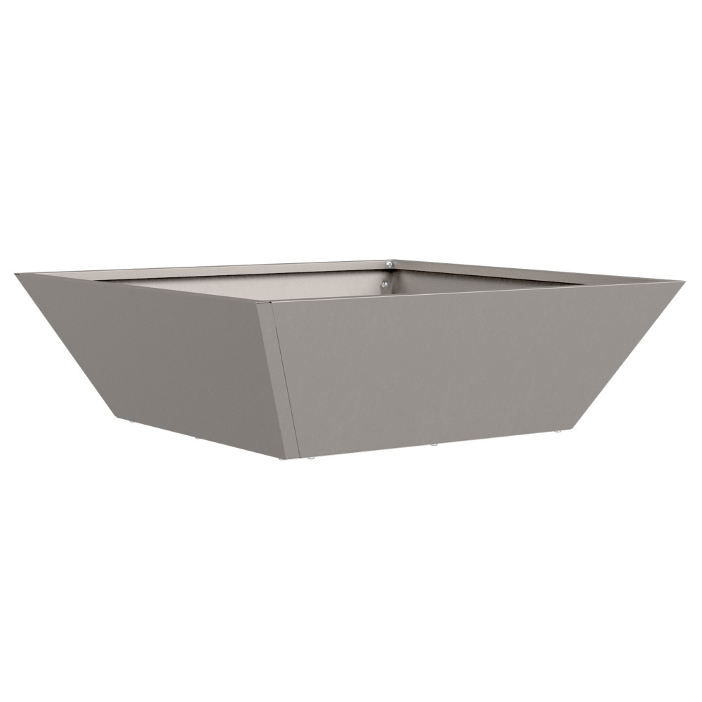 Produktbild för Trädgårdsplanterare 5 pcs Rostig 50 x 50 x 15 cm