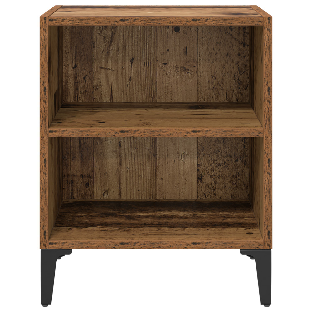 Produktbild för Nattduksbord Gammalt trä 40 x 30 x 50 cm Konstruerat trä