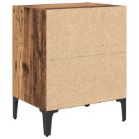 Produktbild för Nattduksbord Gammalt trä 40 x 30 x 50 cm Konstruerat trä