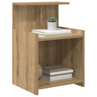Produktbild för Nattduksbord Artisan Ek 40 x 35 x 60 cm Konstruerat trä