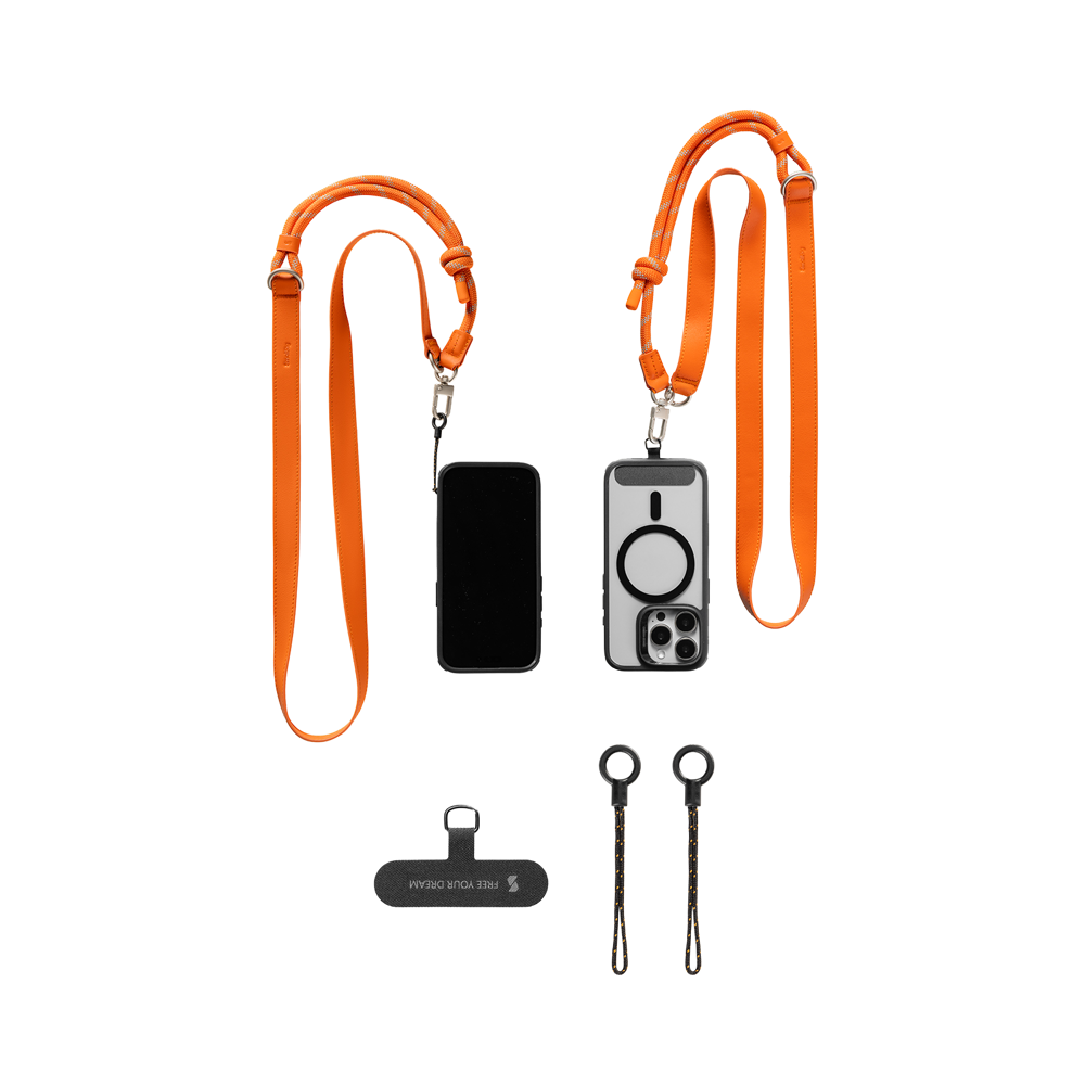 Produktbild för SmallRig 5300 FilMov Phone Shoulder Strap Orange