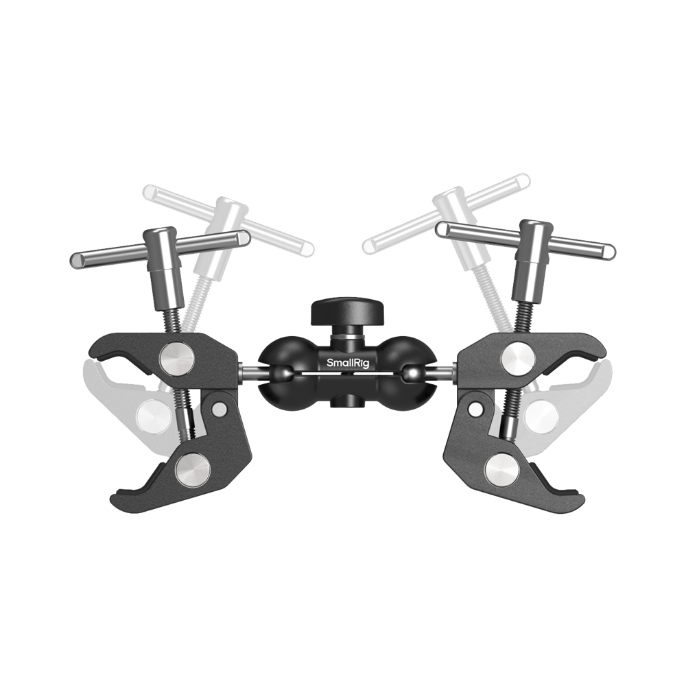 Produktbild för SmallRig 5331 Double Head Crab-Shaped Clamp