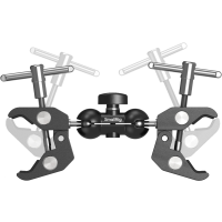 Produktbild för SmallRig 5331 Double Head Crab-Shaped Clamp