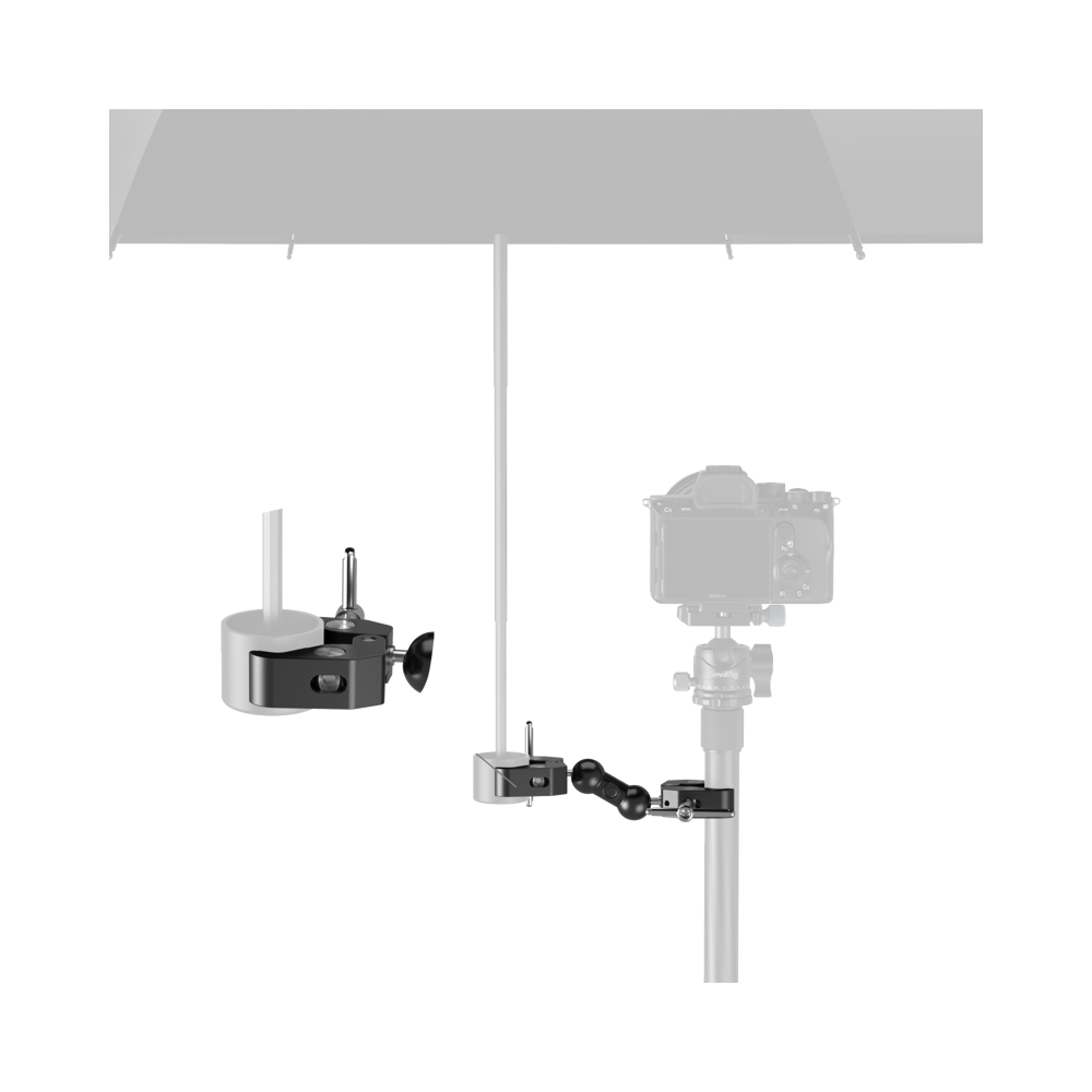 Produktbild för SmallRig 5331 Double Head Crab-Shaped Clamp