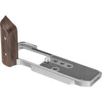 Produktbild för SmallRig 5261 L-Shape Mount Plate with Wooden Handle for FUJIFILM X-M5 Sliver