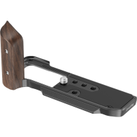 Produktbild för SmallRig 5260 L-Shape Mount Plate with Wooden Handle for FUJIFILM X-M5 Black